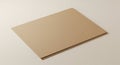 A stack of brown cardboard sheets rests on a light-colored surface. Royalty Free Stock Photo