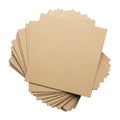 Stack of brown paper sheets Royalty Free Stock Photo