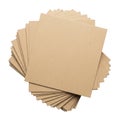 Stack of brown paper sheets Royalty Free Stock Photo
