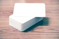 Stack of business card Royalty Free Stock Photo