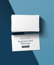 Stack Of Business Cards Mockup Layout Royalty Free Stock Photo