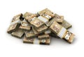 Stack of Canadian Dollar Royalty Free Stock Photo
