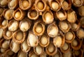 A stack of canoli Royalty Free Stock Photo