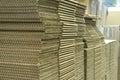 The stack of cardboard Royalty Free Stock Photo