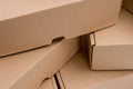 Stack of cardboard boxes Royalty Free Stock Photo