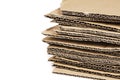 Stack of cardboard paper Royalty Free Stock Photo