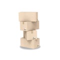 Stack of carton boxes