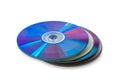 Stack of cd roms Royalty Free Stock Photo