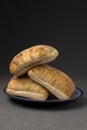 Stack of ciabatta rolls Royalty Free Stock Photo