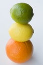 Stack Of Citrus Fruit Royalty Free Stock Photo