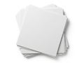 Stack of clean, blank white sheets of paper Royalty Free Stock Photo