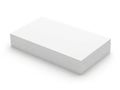 Stack of clean, white, blank paper sheets Royalty Free Stock Photo