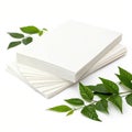 Paper sheets isolated on white background Royalty Free Stock Photo