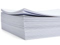 A stack of clean, white paper sheets Royalty Free Stock Photo