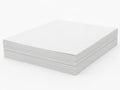 Stack of clean, white paper sheets ready for use Royalty Free Stock Photo