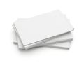 Stack of clean, white printer paper ready for use Royalty Free Stock Photo