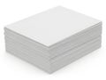 Stack of clean white printer paper ready for use Royalty Free Stock Photo
