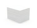 Stack of clean, white printer paper ready for use Royalty Free Stock Photo