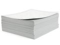 Stack of clean white printer paper ready for use Royalty Free Stock Photo