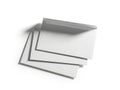 Stack of clean, white printer papers ready for use Royalty Free Stock Photo
