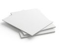 Stack of clean, white printer papers ready for use Royalty Free Stock Photo