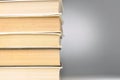 Stack of closed books Royalty Free Stock Photo