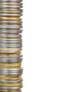 Stack of coins Royalty Free Stock Photo