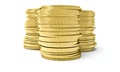 A stack of coins Royalty Free Stock Photo