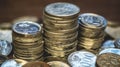 Stack of coins Royalty Free Stock Photo