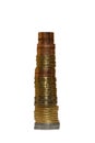 Stack of coins Royalty Free Stock Photo