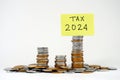 TAX 2024 Royalty Free Stock Photo