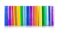 Stack of color books Royalty Free Stock Photo