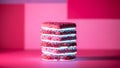 Stack of Colored Macarons Royalty Free Stock Photo