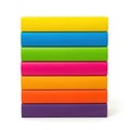 Stack of colorful blocks Royalty Free Stock Photo