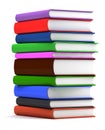 Stack of colorful books