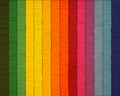 Stack of colorful fabric pattern surface texture. Close-up of interior material for design decoration background Royalty Free Stock Photo