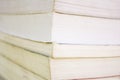 A stack of colorful old books Royalty Free Stock Photo