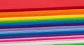 Stack of Colorful Paper Sheets Royalty Free Stock Photo