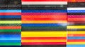 Stack of Coloured Cast Acrylic Sheet Royalty Free Stock Photo
