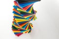 Stack of Coloured Cast Acrylic Sheet Royalty Free Stock Photo