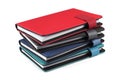 Stack of Colourful Diaries