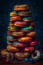 stack of donuts