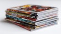 Stack of Comic Books Royalty Free Stock Photo
