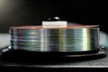 A Stack of Compact Discs Royalty Free Stock Photo