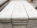 Stack of concrete building slab Royalty Free Stock Photo