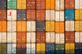 Stack of containers Royalty Free Stock Photo