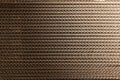 A stack of corrugated cardboard for packaging. Paper background Royalty Free Stock Photo