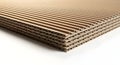 Stack Of Corrugated Cardboard Sheets (AI Generated) Royalty Free Stock Photo