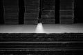 Stack of corrugated paper Royalty Free Stock Photo