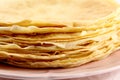 Stack of crepe Royalty Free Stock Photo